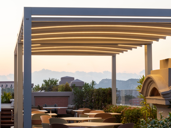 KE’s Tailor-Made Project for the 5-Star Rooftop Experience at Palazzo Tirso in the Heart of Cagliari