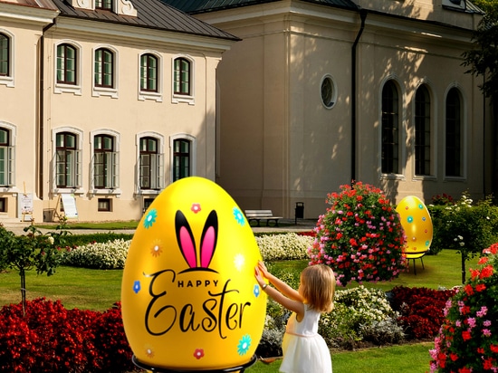 Easter Elegance with Fiberglass Décor for Hotels and Restaurants