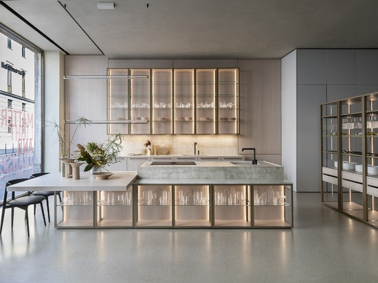 The new kitchens by Euromobil: Matter, Light and Transparencies
