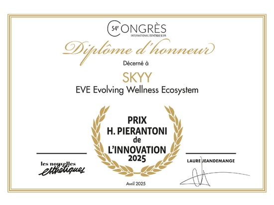 SKYY wins the Pierantoni Innovation Award for its Evolving Wellness Ecosystem