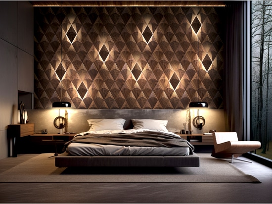 A new way to blend natural materials with modern lighting
