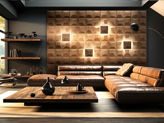 A new way to blend natural materials with modern lighting