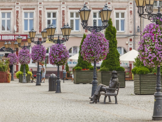 Lamp Post Planters: Blooming Above the Streets
