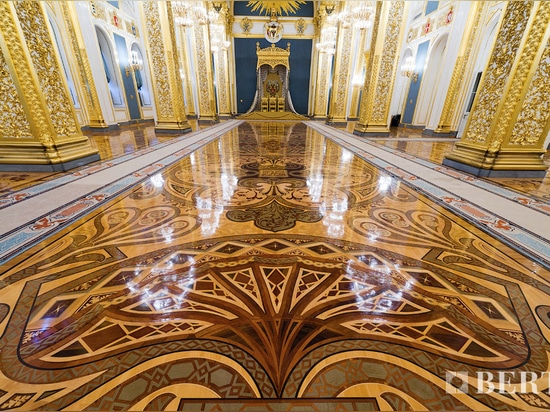 The restoration of the Kremlin floor