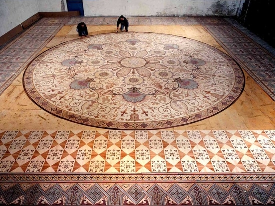 The restoration of the Kremlin floor