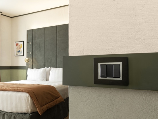 The Nemi Hotel in Milan has a stylish electrical system with AVE solutions