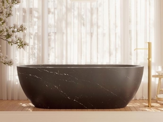 Zurich Nero Marquina Marble Bathtub