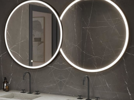 Bubbles Mirror with LED