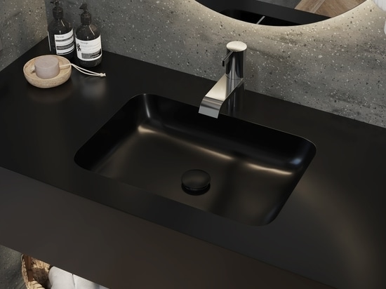 Orion Deep Corian® Single Wall-Mounted Basin