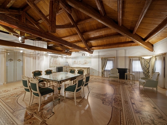 Berti Guest House: bespoke inlaid parquet and Italian craftsmanship