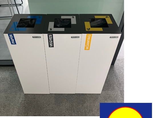 Lidl Hungary recycles with the Alicante recycling bin