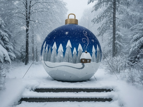 Decorations for Christmas: XXL inflatable figures