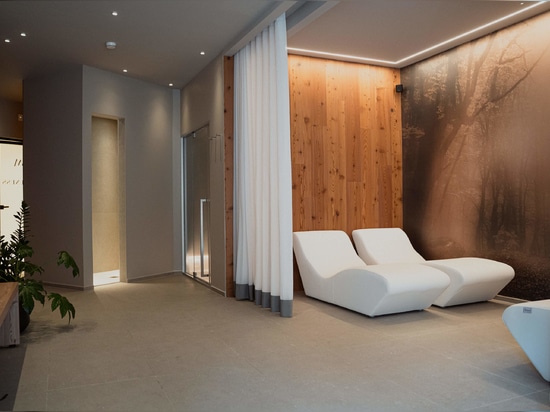 Spa and wellness area photo copyright Mostesi Dolomites Spa Hotel
