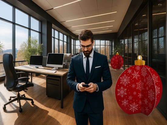 Snow globe and Dibond decorations: beautiful and modern Christmas decorations for interiors