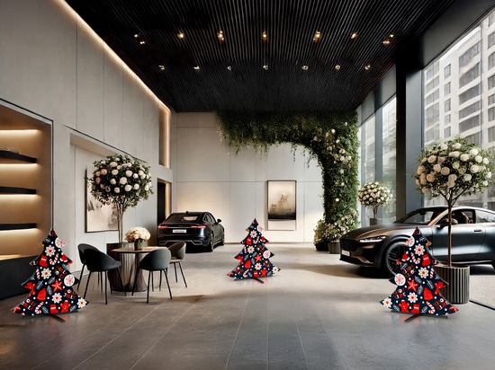 Snow globe and Dibond decorations: beautiful and modern Christmas decorations for interiors