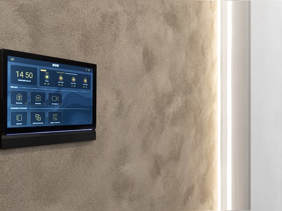 AVE technology enhances an Italian villa through home automation and touch switches
