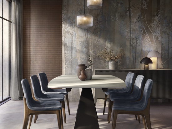 Floral porcelain stoneware wall tiles