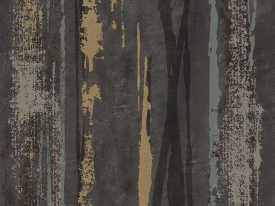 Gold porcelain wall tiles for a glam home