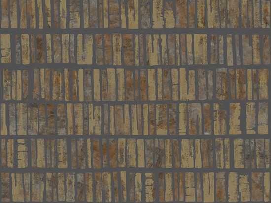 Gold porcelain wall tiles for a glam home