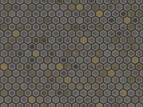 Gold porcelain wall tiles for a glam home