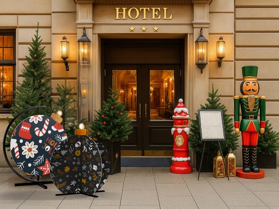 XXL baubles in urban spaces: an original decoration that delights