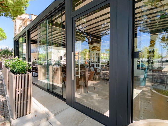 KE for an Outdoor Space Combining Elegance and Climate Comfort