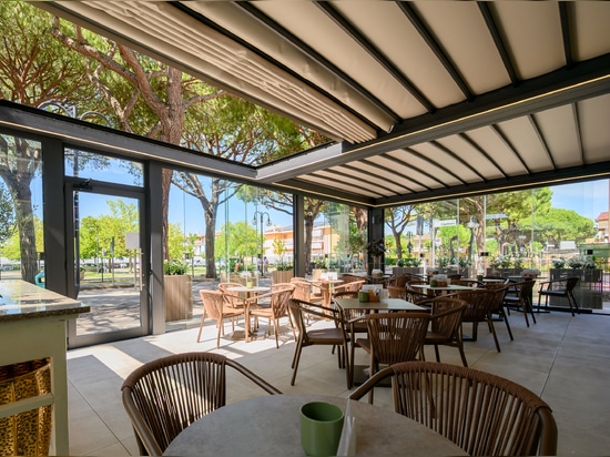 KE for an Outdoor Space Combining Elegance and Climate Comfort