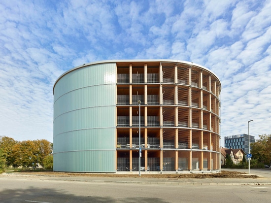 Wooden multi-storey car park Wendlingen