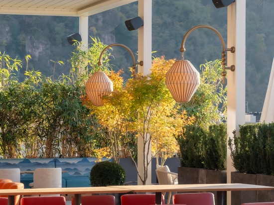KE designs the outstanding rooftop of the new Falkensteiner WaltherPark – Bolzano: an oasis of design and comfort with a unique view of the Dolomites