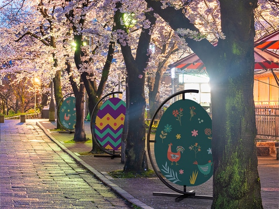 Easter trends in urban spaces: shaping spring arrangements
