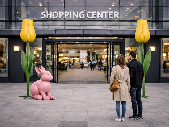 Easter figures as urban spring statements