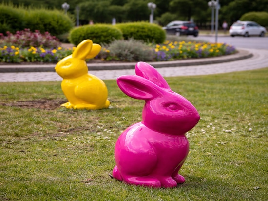 Easter figures as urban spring statements