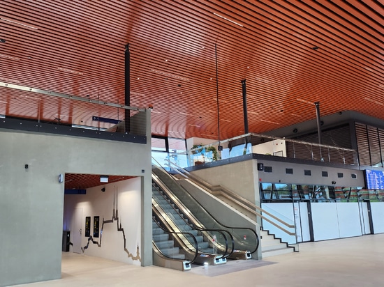 Atena Baffle Series for Brno Railway Station