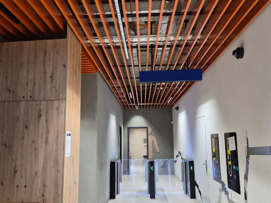 Atena boxed shape Staves for Brno Railway Station