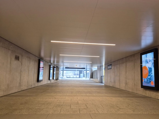 Atena Matrox clip-in system for Brno Railway Station
