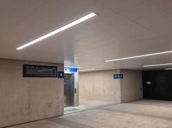 Atena Matrox Panels with hidden structure for Brno Railoway Station