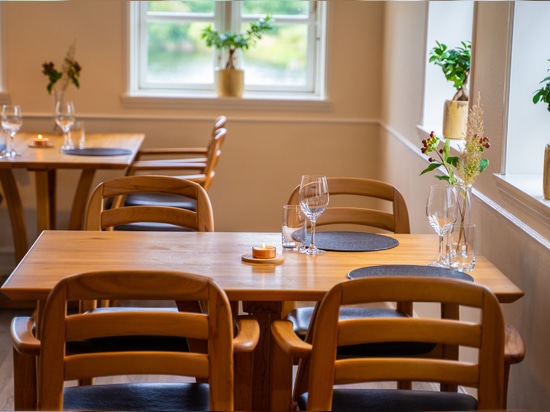 For this project we supplied chairs and tables in solid redheart beech for a beautiful restaurant in Denmark.
