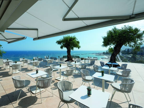 T-Hide at the hotel Europa Palace Sanremo: outdoor comfort in contemporary style