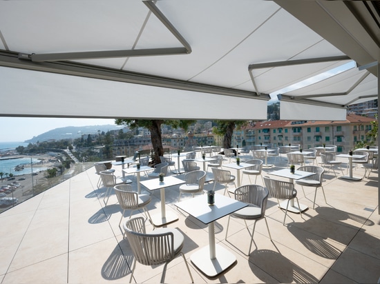 T-Hide at the hotel Europa Palace Sanremo: outdoor comfort in contemporary style