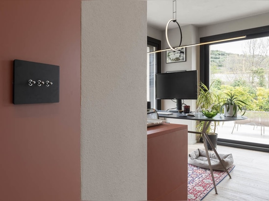 AVE toggle switches and home automation for a villa in Valpolicella