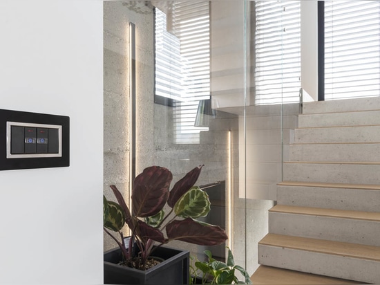 AVE home automation and design in a contemporary lake-view villa