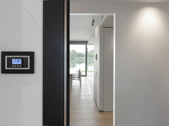 AVE home automation and design in a contemporary lake-view villa