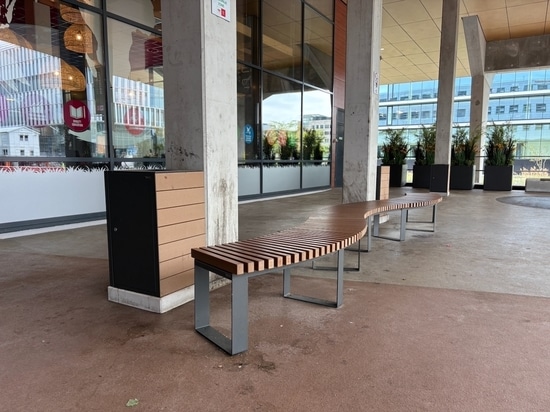 Street furniture transforms educational outdoor spaces