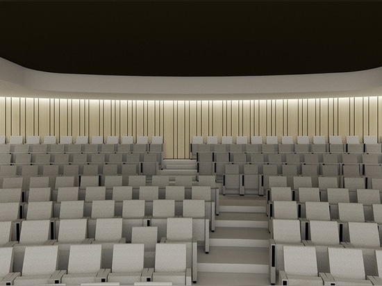 Revestimiento acústico de bambú en la nueva sede Fundación Mutua Madrileña