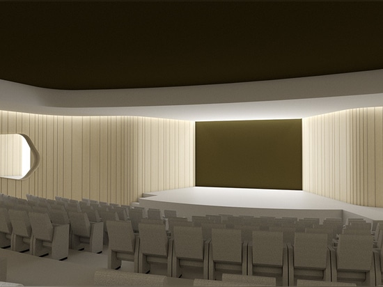Revestimiento acústico de bambú en la nueva sede Fundación Mutua Madrileña