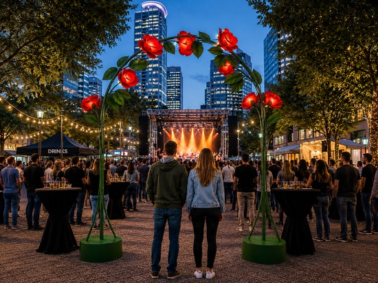 Summer decorations: seasonal installations that transform public spaces