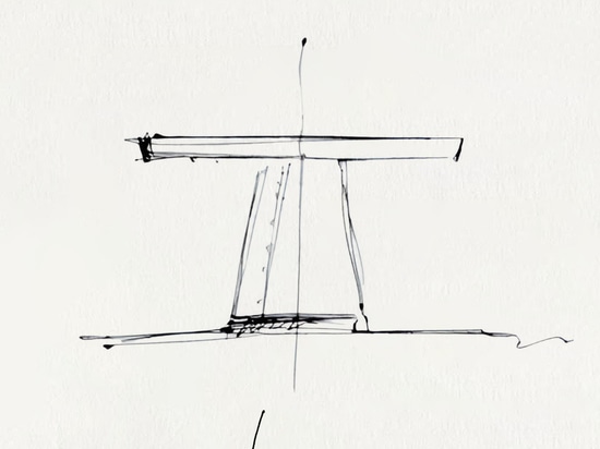 Enn Table: Gentle Lines