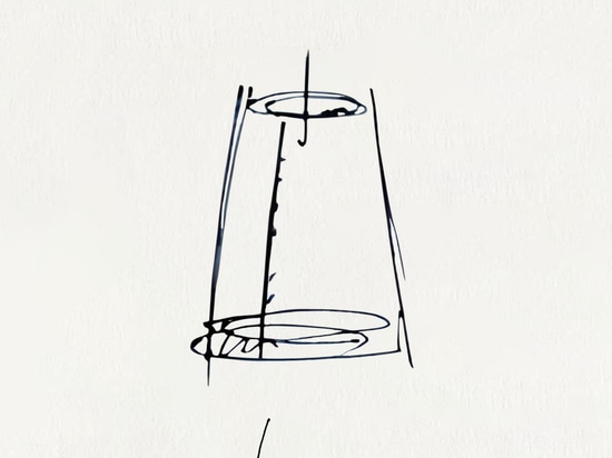 Enn Table: Gentle Lines