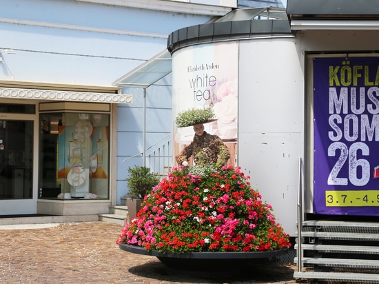 Large urban planters: the Köflach example
