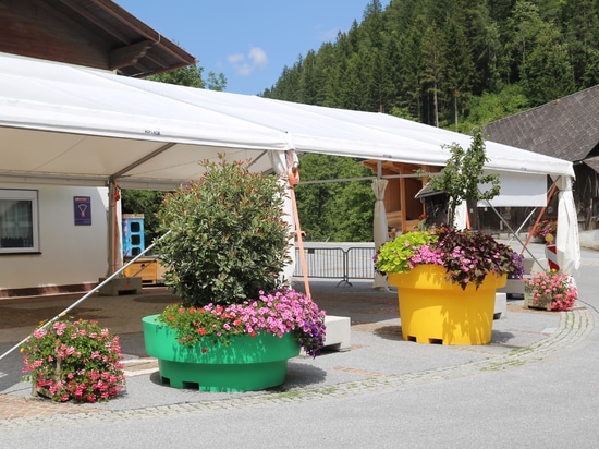Large urban planters: the Köflach example